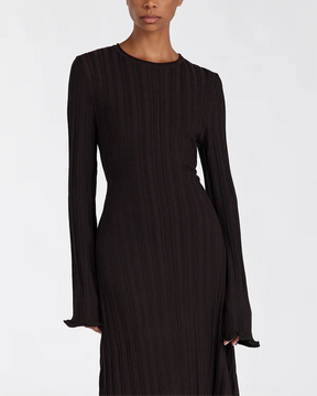 Aria Ribbed Midi Dress
