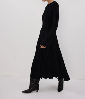 Aria Ribbed Midi Dress
