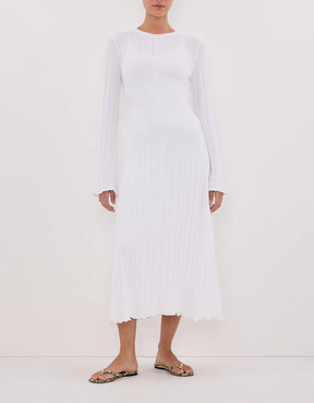 Aria Ribbed Midi Dress