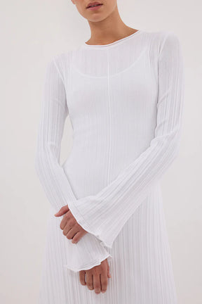 Aria Ribbed Midi Dress