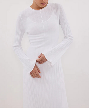 Aria Ribbed Midi Dress